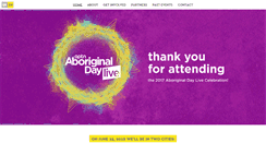 Desktop Screenshot of aboriginaldaylive.ca